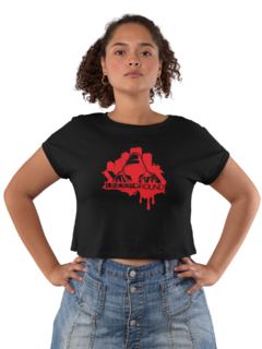 Camiseta Baby Look Underground Feminina Preto