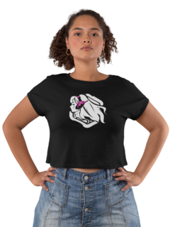 Camiseta Baby Look Overwatch D.VA Feminino Preto