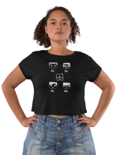 Camiseta Baby Look The Big Bang Theory Feminino Preto