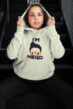 Blusa Moletom Capuz Eu sou Nerd Gamers Unissex Preto - loja online