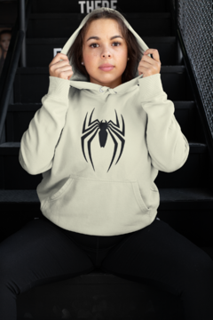 Blusa Moletom Capuz Spider Life Unissex Preto - loja online