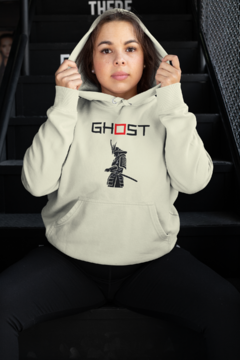 Blusa Moletom Capuz Ghost Samurai Unissex Preto - loja online