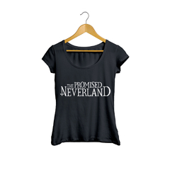 Camiseta Baby Look The Promised Neverland Anime Feminino Preto na internet