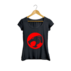 Camiseta Baby Look Thundercats Feminino Preto na internet