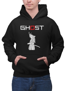 Blusa Moletom Capuz Ghost Samurai Unissex Preto - comprar online