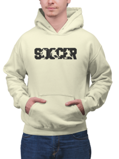 Imagem do Blusa Moletom Capuz Soccer Futebol Unissex Preto