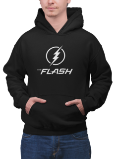 Blusa Moletom Capuz The Flash Série Unissex Preto - comprar online