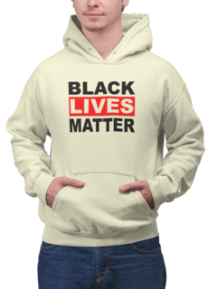 Imagem do Blusa Moletom Capuz Black Lives Matter Vidas Negras Importam Unissex Preto