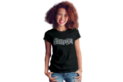 Camiseta Baby Look Scooby Doo Feminino Preto - comprar online