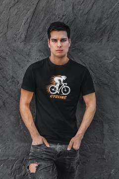 Camiseta Camisa Bike Ciclismo Masculino Preto - comprar online