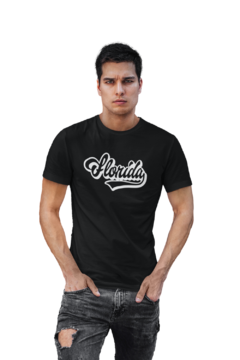 Camiseta Camisa Florida City Masculina Preto - comprar online