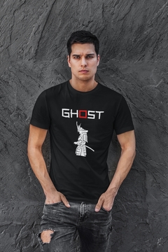 Camiseta Camisa Ghost Samurai Masculino Preto - comprar online