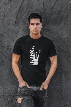 Camiseta Camisa Chess King Rei Masculino Preto - comprar online