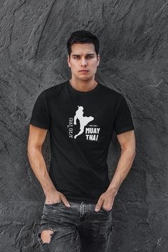 Camiseta Camisa Muay Thai Luta Versão Nova Masculino Preto - comprar online