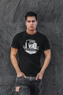 Camiseta Camisa Gamer Old School Masculino Preto - comprar online