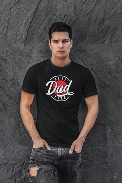 Camiseta Camisa Best Dad Melhor Pai Sempre Dia dos Pais Masculino Preto - comprar online