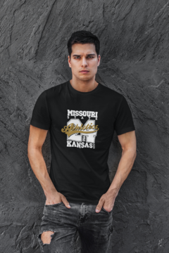 Camiseta Camisa Kansas Athletics City Masculina Preto - comprar online