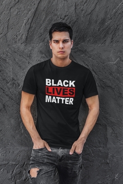 Camiseta Camisa Black Lives Matter Vidas Negras Importam Masculino Preto - comprar online