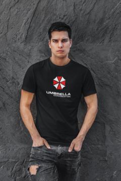 Camiseta Camisa Umbrella Corporation masculino preto - comprar online