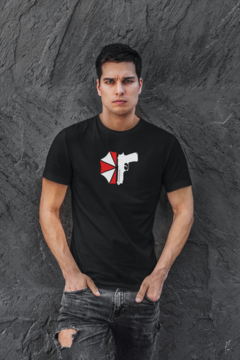 Camiseta Camisa Resident Evil Masculino Preto - comprar online