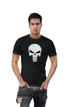 Camiseta Camisa O Justiceiro Caveira masculino preto - comprar online