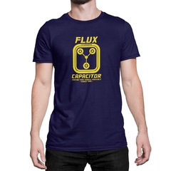 Camiseta Camisa Flux Capacitor Masculino Preto - loja online
