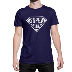 Camiseta Camisa Super Dad Super Pai Masculina Preto - Liga Fashion Oficial ® - A tendência é ser você
