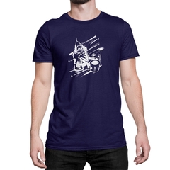 Camiseta Camisa O Baterista Batera Masculino Preto - loja online