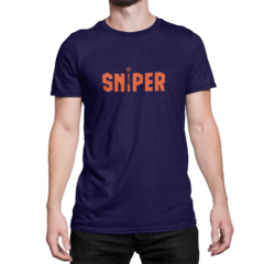 Camiseta Camisa Sniper Gamer Masculina Preto