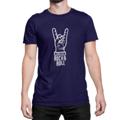 Camiseta Camisa Rock n Roll Long Live Masculina Preto na internet