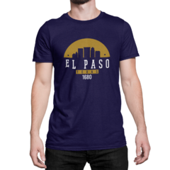 Imagem do Camiseta Camisa El Paso Texas City Masculina Preto