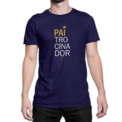 Camiseta Camisa Pai Patrocinador Dia dos Pais Masculino Preto