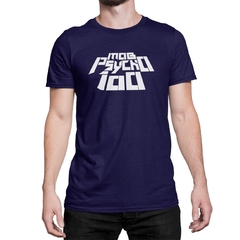 Camiseta Camisa Mob Psycho Anime Masculino Preto - Liga Fashion Oficial ® - A tendência é ser você