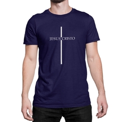 Imagem do Camiseta Camisa Jesus Cristo T Gospel Evangélico masculino preto