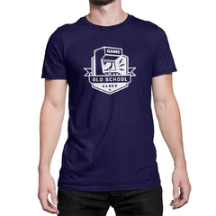 Camiseta Camisa Gamer Old School Masculino Preto na internet