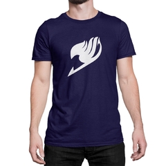 Camiseta Camisa Fairy Tail Anime Masculino Preto