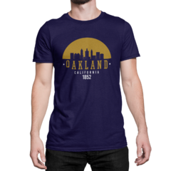 Camiseta Camisa Oakland California City Masculina Preto - Liga Fashion Oficial ® - A tendência é ser você