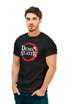 Camiseta Camisa Demon Slayer Anime Masculina Preto - comprar online