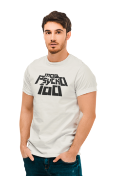 Camiseta Camisa Mob Psycho Anime Masculino Preto - comprar online