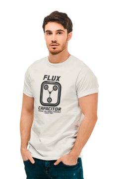 Camiseta Camisa Flux Capacitor Masculino Preto - Liga Fashion Oficial ® - A tendência é ser você