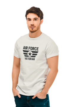 Camiseta Camisa Força Aérea Masculino Preto - comprar online