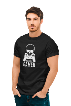 Camiseta Camisa Hardcore Gamer Masculino Preto - comprar online