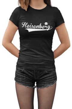 Camiseta Baby Look Heisenberg Feminino Preto - comprar online