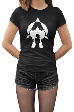 Camiseta Baby Look Fullmetal Alchemist Feminino Preto - comprar online