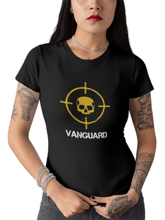 Camiseta Baby Look Vanguard Feminino Preto - comprar online