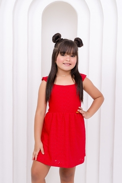 Vestido infantil Laise amarração - comprar online