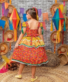 Vestido infantil festa junina - loja online