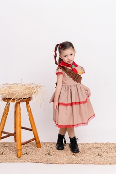 Vestido infantil Junino Maria Bonita Cangaceira na internet