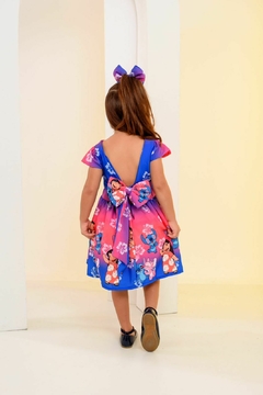 Vestido + laço de cabelo Lilo & stitch na internet