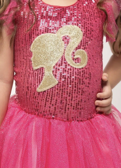 Vestido+ tiara fantasia Luxo Barbie Girl - comprar online
